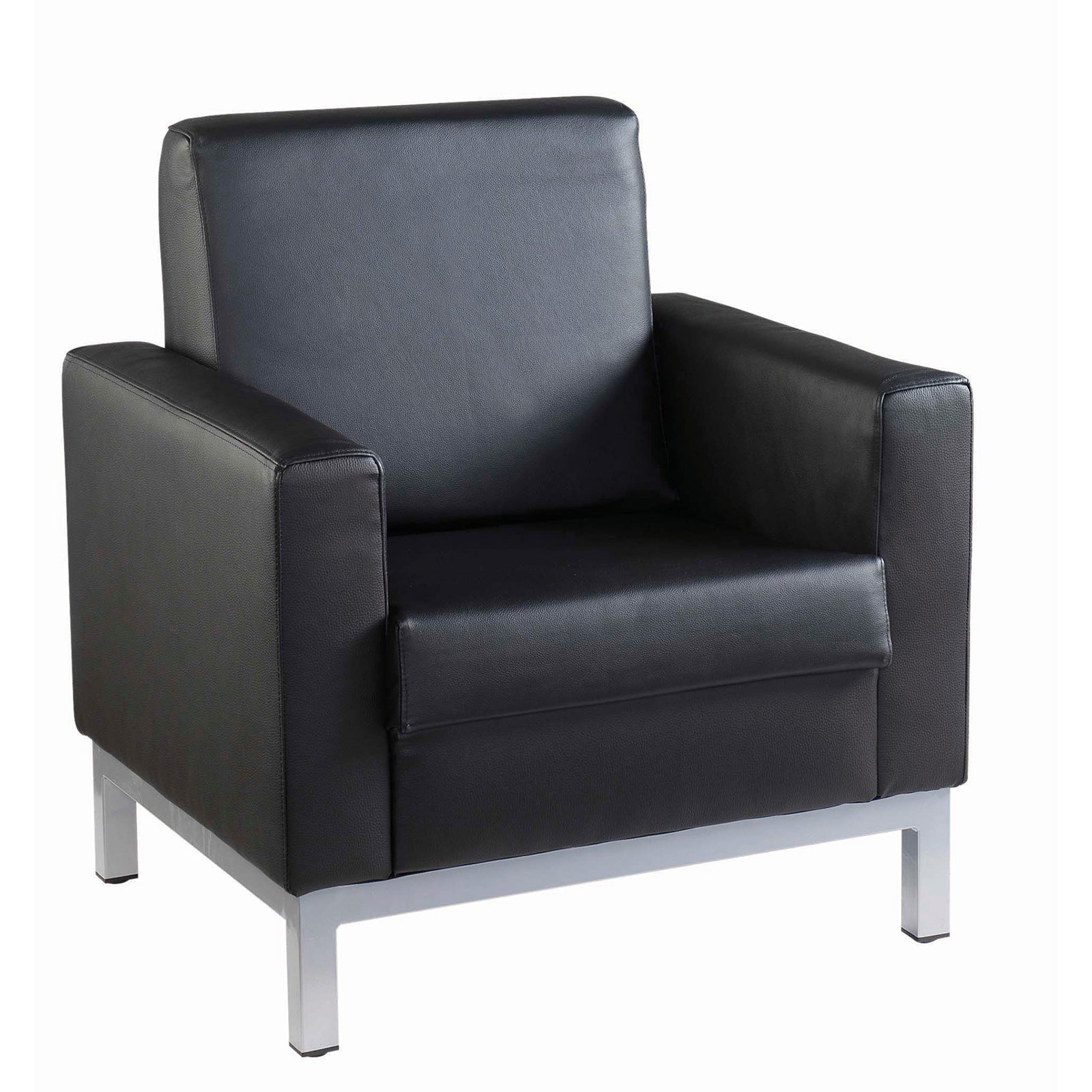 office reception armchair on white bakground