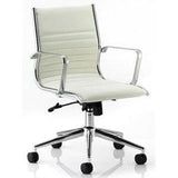 White leather office chair London
