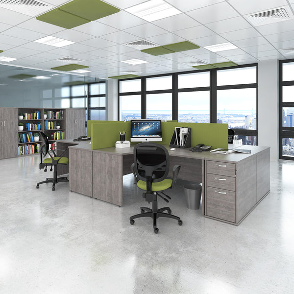 grey oak office furniture