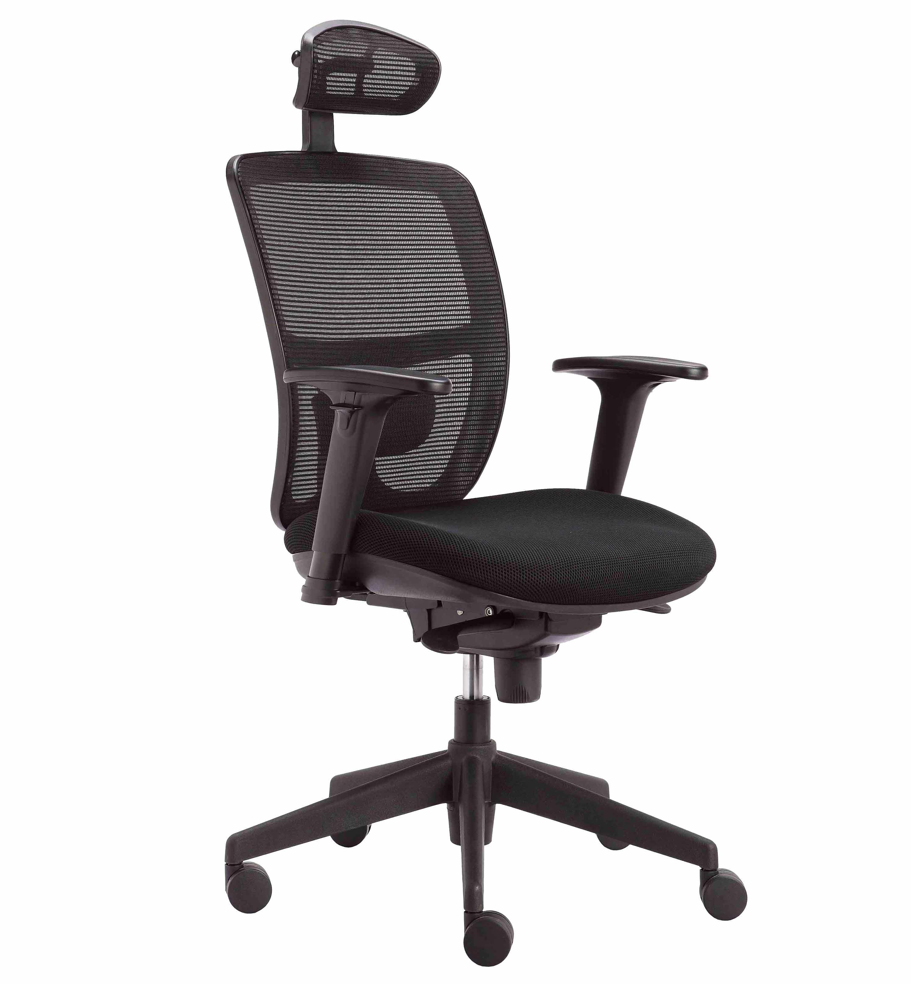 Office chair on white bakground