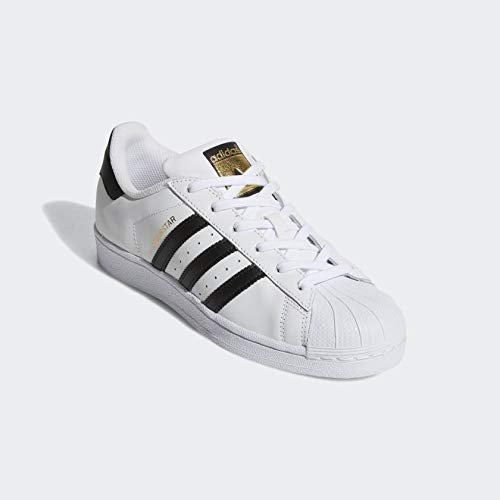 adidas Originals Women's Superstar Sneaker, White/Black/White, 7.5 ...