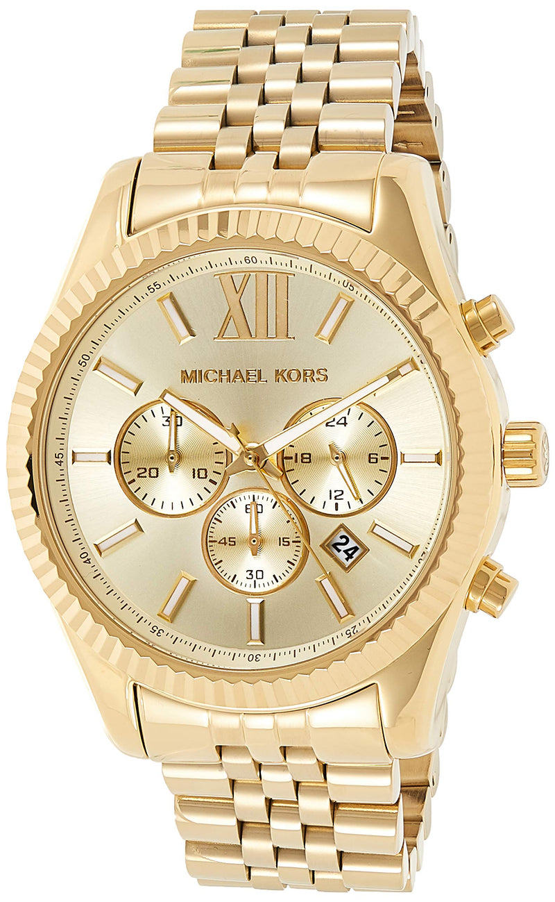 michael kors lexington gold tone