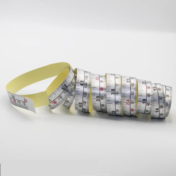 Self Adhesive Tape Measure 200cm Metric Middle to Both Sides