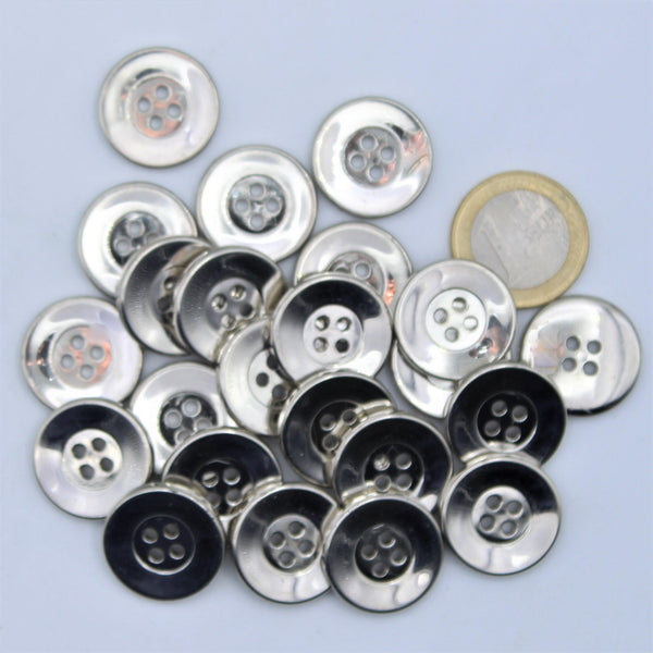 Silver Metal Jeans Button 4 holes #KM44001  boutonboutonsbutonsbuttonbuttonshotKM4knoopknopknopenknoppknoppen –  ACCESSOIRES LEDUC