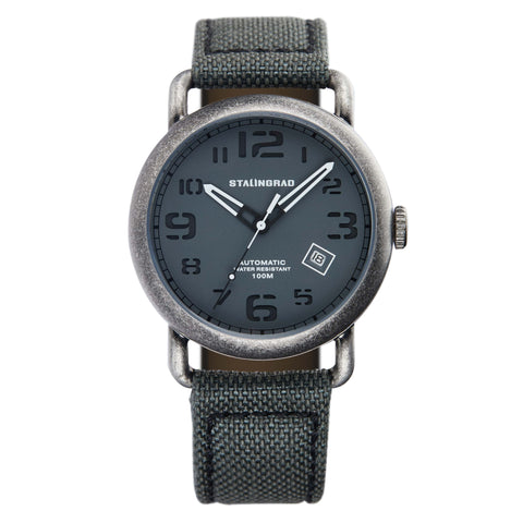 Stalingrad Rodim watch grey strap on white background