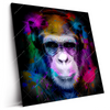 Led Wandbild Affe Pop Art No 1 Quadrat Produktvorschau Seitlich