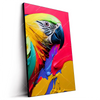 Led Wandbild Federn Papagei Hochformat Produktvorschau Seitlich