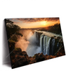 Led Wandbild Wasserfall Bei Abendsonne Querformat Produktvorschau Seitlich
