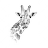 Xxl Wandbild Bleistiftzeichnung Giraffe Hochformat Motivvorschau