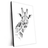 Xxl Wandbild Bleistiftzeichnung Giraffe Hochformat Produktvorschau Seitlich