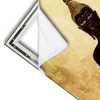 Xxl Wandbild Dark Buddha Querformat Materialvorschau