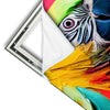 Xxl Wandbild Federn Papagei Hochformat Materialvorschau