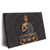 Xxl Wandbild Goldener Buddha Querformat Produktvorschau Seitlich
