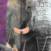 Xxl Wandbild Grunge Elefant Querformat Zoom