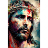 Xxl Wandbild Jesus Christus Mit Dornenkrone Hochformat Motivvorschau