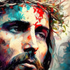 Xxl Wandbild Jesus Christus Mit Dornenkrone Hochformat Zoom