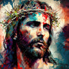 Xxl Wandbild Jesus Christus Mit Dornenkrone Quadrat Motivvorschau
