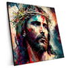 Xxl Wandbild Jesus Christus Mit Dornenkrone Quadrat Produktvorschau Seitlich
