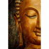 Xxl Wandbild Laechelnder Buddha In Gold Hochformat Motivvorschau