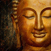 Xxl Wandbild Laechelnder Buddha In Gold Quadrat Motivvorschau