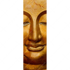 Xxl Wandbild Laechelnder Buddha In Gold Schmal Motivvorschau