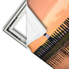 Xxl Wandbild Leuchtturm Bei Sonnenuntergang Querformat Materialvorschau