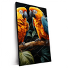 Xxl Wandbild Papageien Auf Einem Ast Hochformat Produktvorschau Seitlich