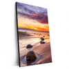 Xxl Wandbild Sonnenuntergang Am Strand Mit Felsen Hochformat Produktvorschau Seitlich