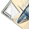 Xxl Wandbild Vintage Flugzeug Hochformat Materialvorschau