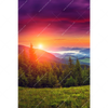 Xxl Wandbild Wald Bei Sonnenuntergang Hochformat Motivvorschau