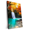 Xxl Wandbild Wasserfall Im Wald Hochformat Produktvorschau Seitlich