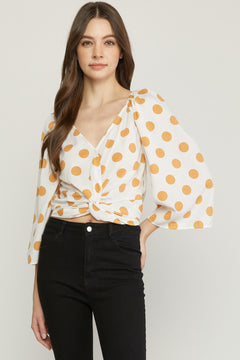 Pretty Little Polka Dot Blouse