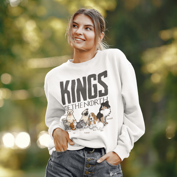 Kings Of The North Personalized Sweatshirt For Pet lovers