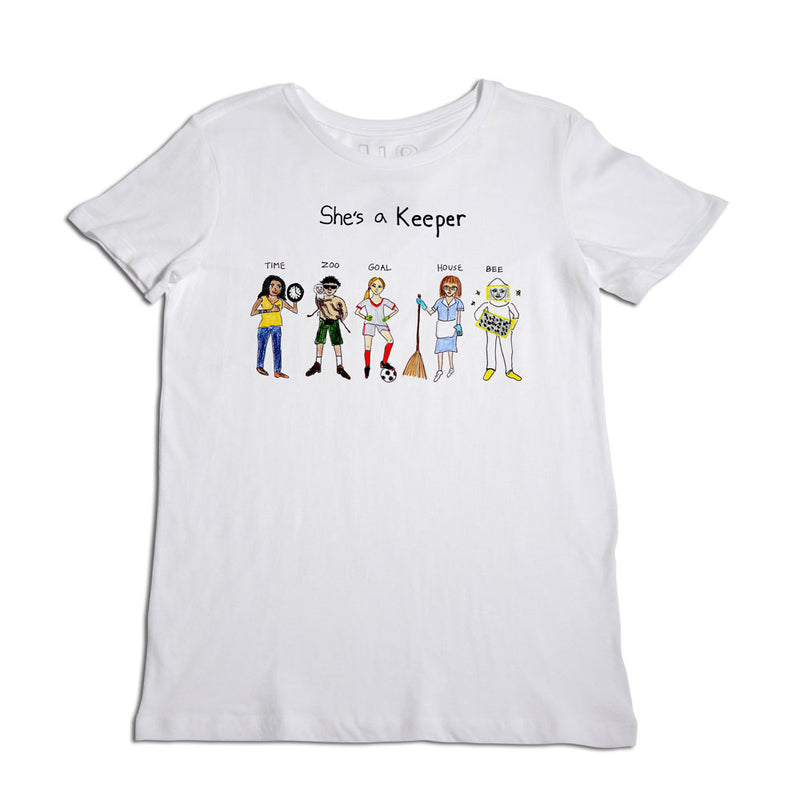 Haringen Standaard stopcontact She's a Keeper Women's T-Shirt – Unfortunate Portrait