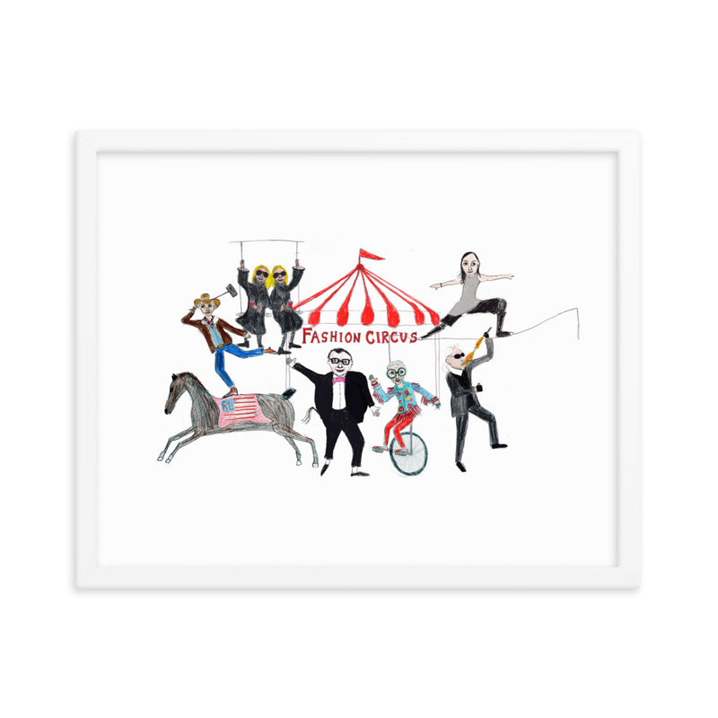 Fashion Circus Framed Print