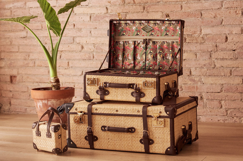 SteamLine Luggage's Explorer Collection, Rattan Luggage Bags