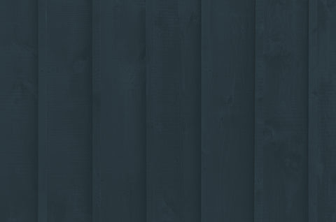 Panneaux de bois peints en bleu foncé