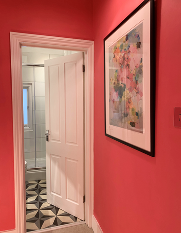 Bright Pink Hallway Inspiration