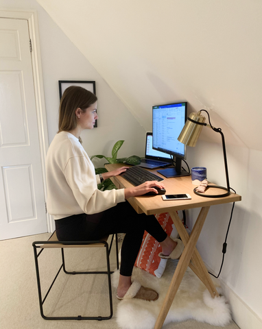 Neutral Office Space Corner Inspiration