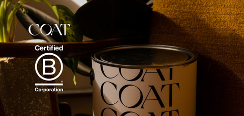 COAT Paints B Corp Certified Eco Paint