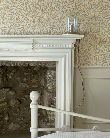 How to paint metal fireplace surround