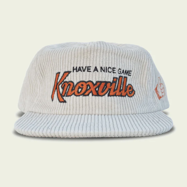 Have A Nice Game Nashville Corduroy Snapback Hat Light Blue