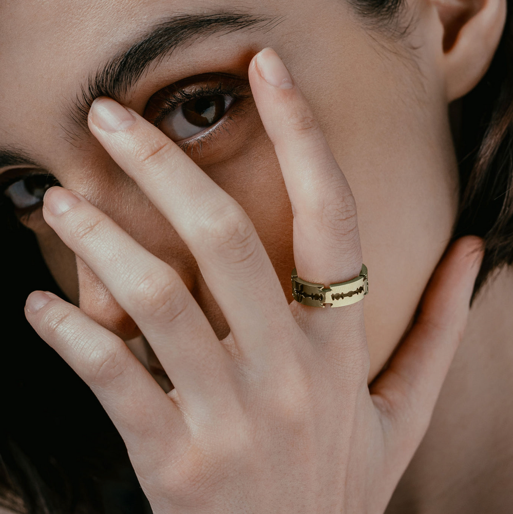 
                  
                    Load image into Gallery viewer, Vitaly &amp;#39;Razor&amp;#39; Ring - &amp;#39;Gold&amp;#39;
                  
                