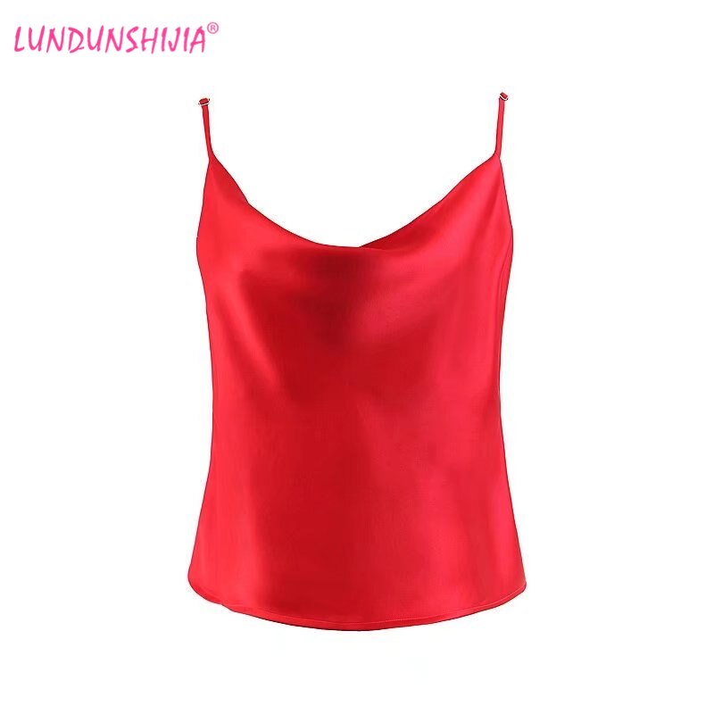 red camisole top