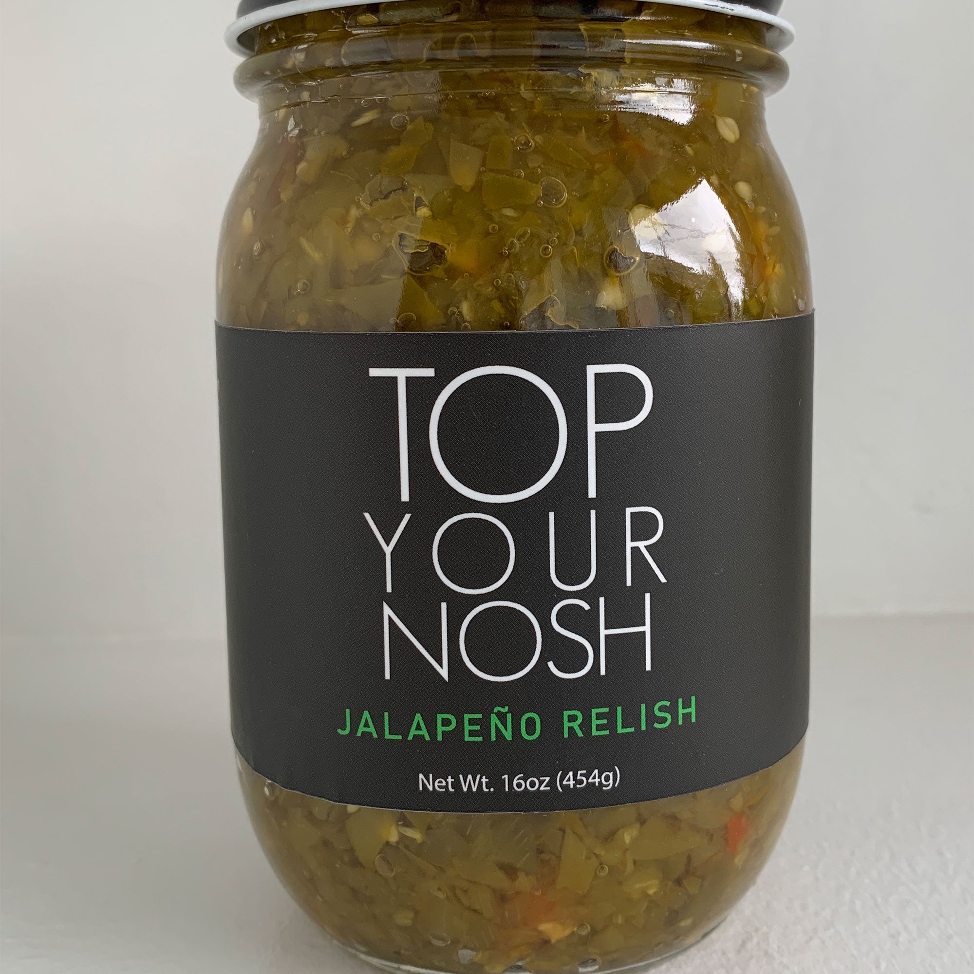 Jalapeno Relish from Top Your Nosh | Relish and Salsa Specialty Products