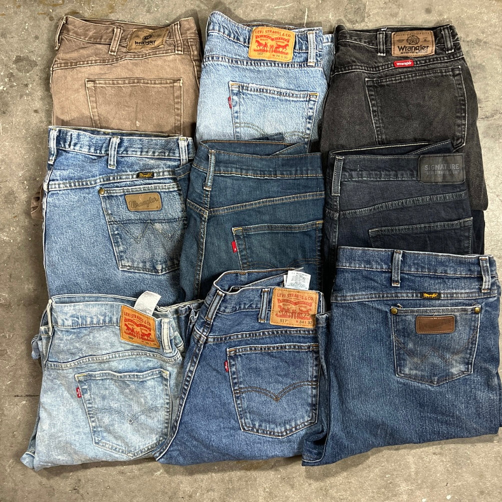 Wholesale Levi's and Wrangler Jeans