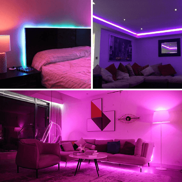 led lights in the bedroom