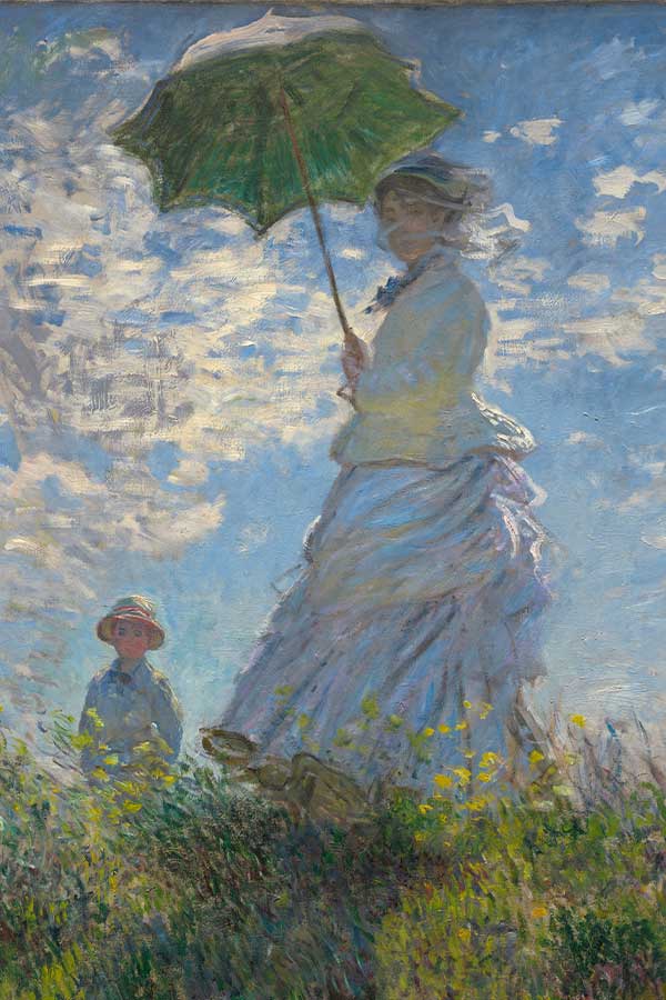 Claude Monet Woman with a Parasol Madame Monet and Her Son