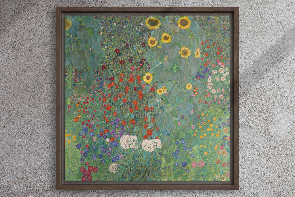 artlia-Gustav-Klimt,-Garten-mit-Sonnenblumen-1800x1200