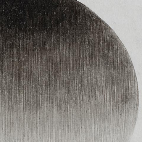 Füllung mit Licht 5 - Tuschemalerei und Perlmutt auf Koreanischem Papier von Eunhee No - Südkoreanisches Kunstwerk - artlia
